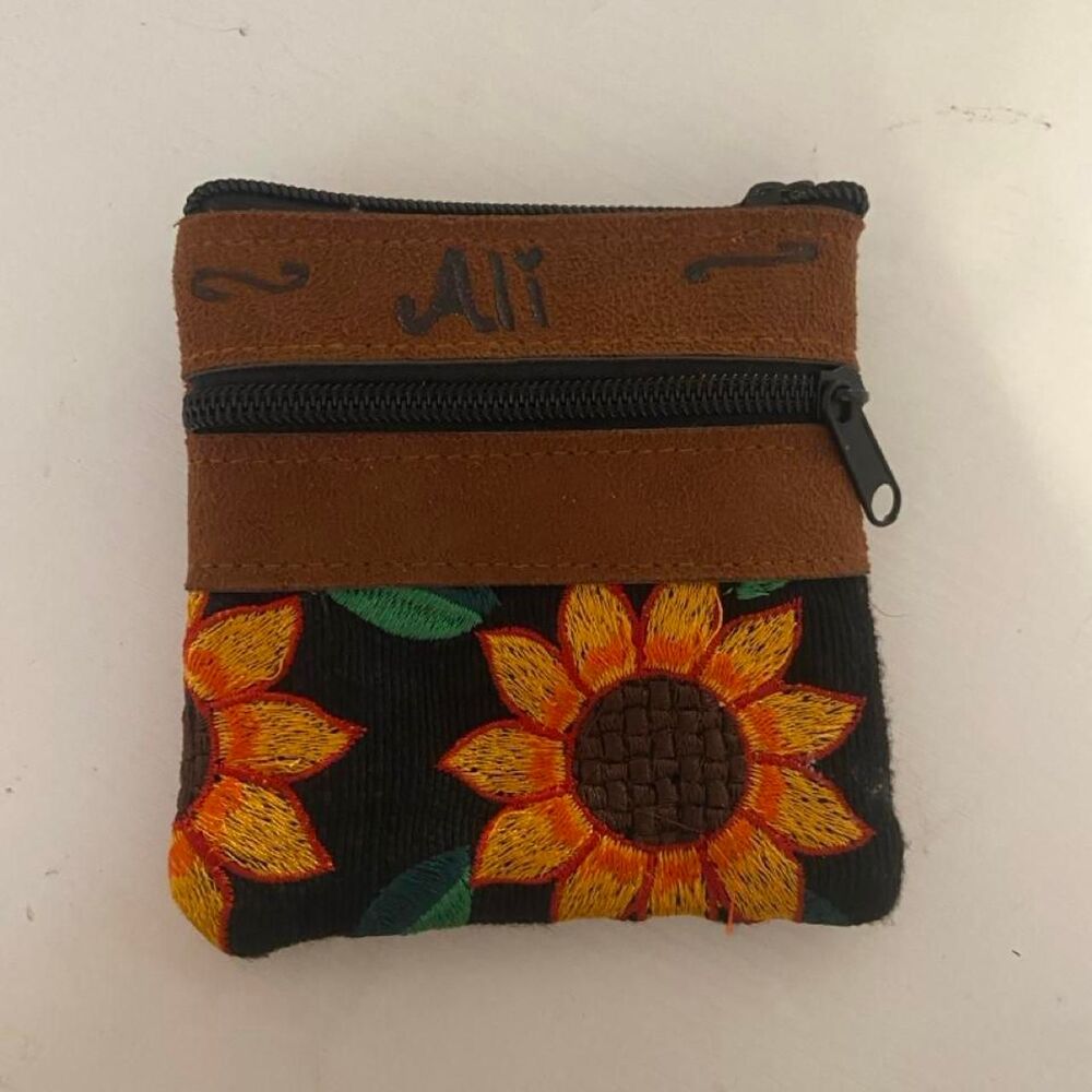 Sunflower coin purse